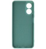 Coque TPU couleur tendance OPPO A18 vert foncé
