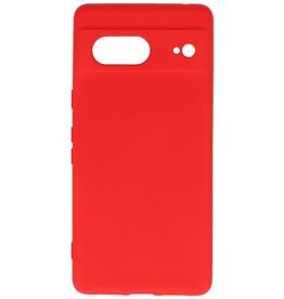 Coque en TPU couleur tendance Google Pixel 7 rouge