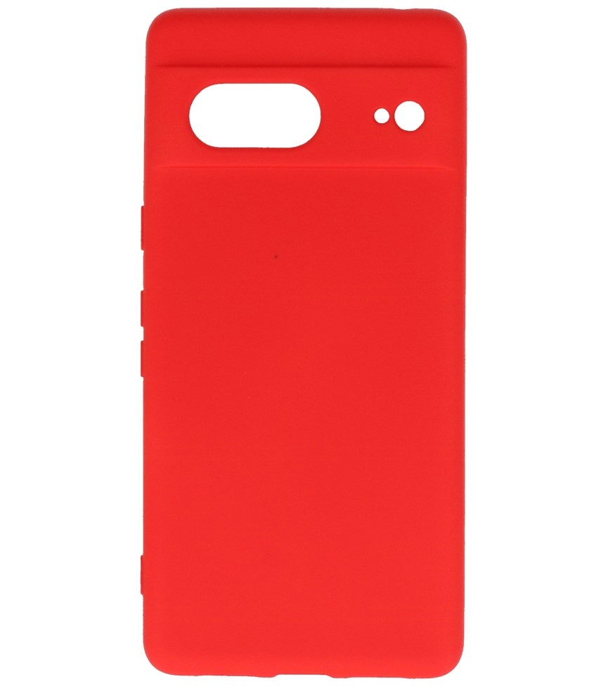Fashion Color TPU-cover Google Pixel 7 Red