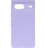 Coque en TPU couleur tendance Google Pixel 7 violet