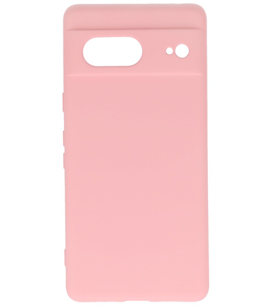 Fashion Color TPU-cover Google Pixel 7 Pink