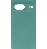 Fashion Color TPU Hoesje Google Pixel 7 Donker Groen