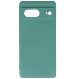 Coque en TPU Fashion Color Google Pixel 7 Vert foncé