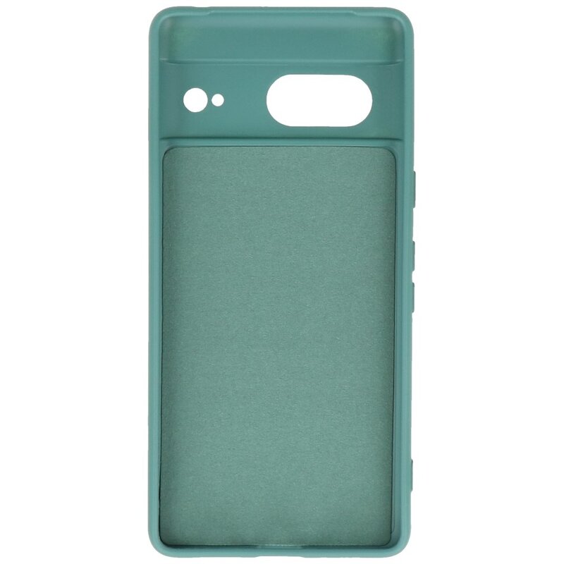 Custodia in TPU color moda per Google Pixel 7 verde scuro