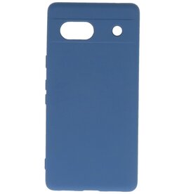 Custodia in TPU colorata alla moda per Google Pixel 7A blu scuro