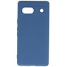 Fashion Color TPU-cover Google Pixel 7A Navy