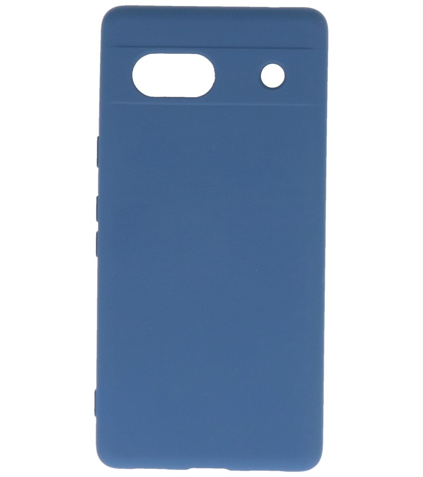 Fashion Color TPU-cover Google Pixel 7A Navy