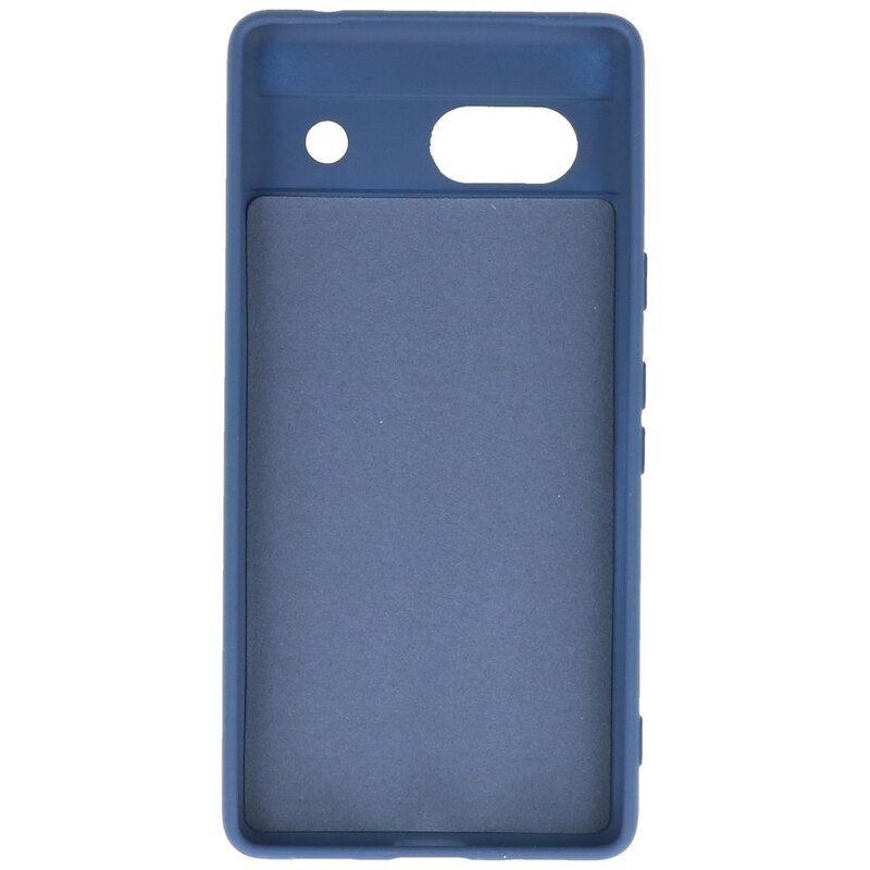 Coque en TPU couleur tendance Google Pixel 7A bleu marine