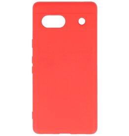 Custodia in TPU color moda per Google Pixel 7A Rosso