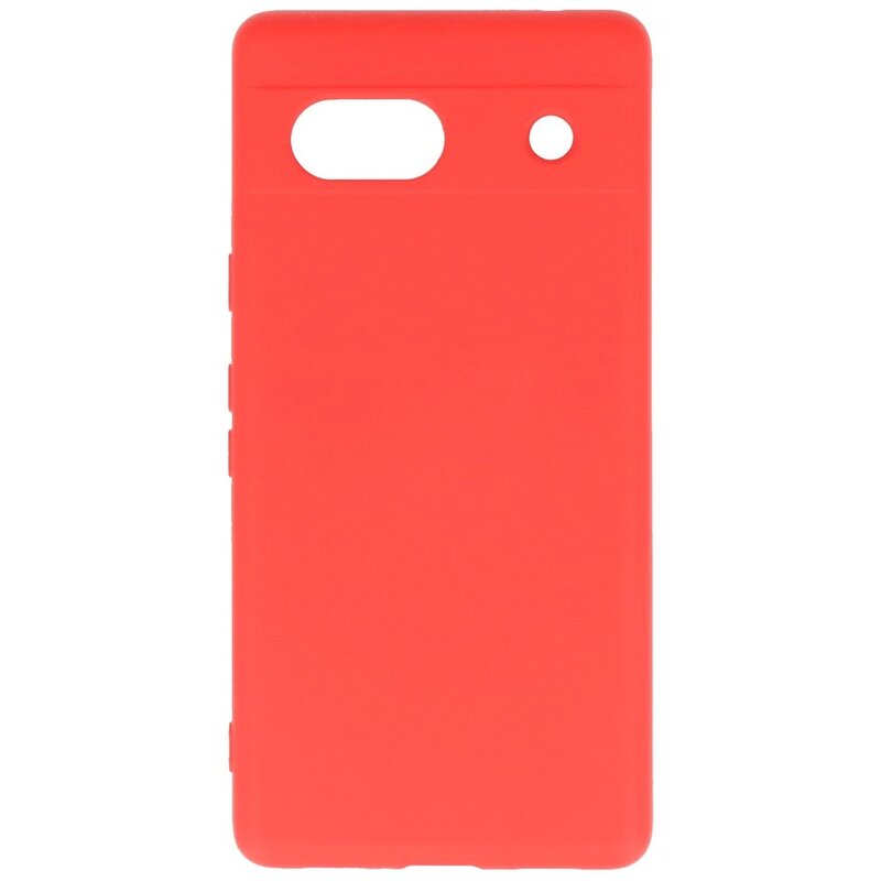 Custodia in TPU color moda per Google Pixel 7A Rosso