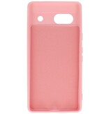 Fashion Color TPU-cover Google Pixel 7A Pink