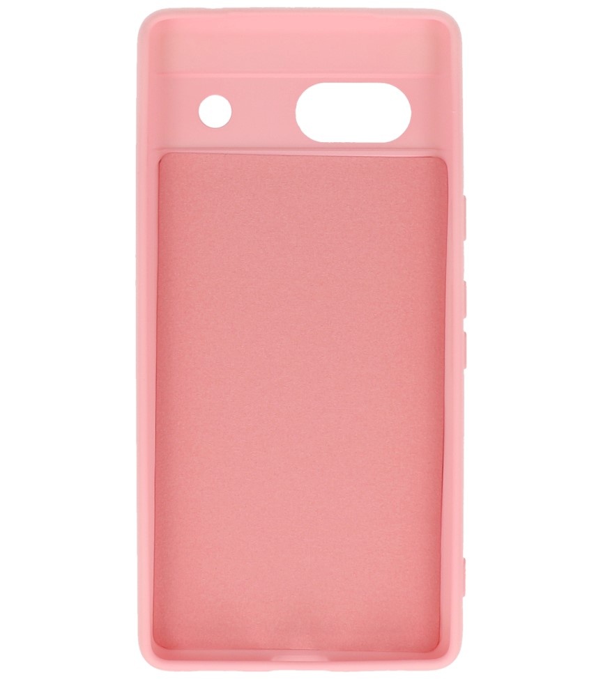Fashion Color TPU-cover Google Pixel 7A Pink