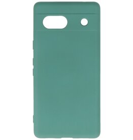 Fashion Color TPU Case Google Pixel 7A Dark Green