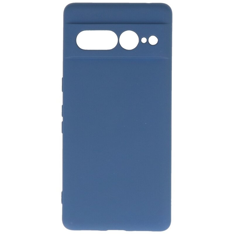 Coque en TPU couleur tendance Google Pixel 7 Pro bleu marine