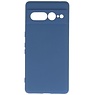 Coque en TPU couleur tendance Google Pixel 7 Pro bleu marine