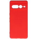 Fashion Color TPU-cover Google Pixel 7 Pro Red