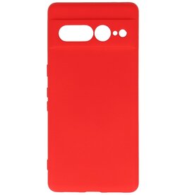 Coque en TPU couleur tendance Google Pixel 7 Pro rouge