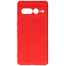 Coque en TPU couleur tendance Google Pixel 7 Pro rouge