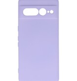 Fashion Color TPU Case Google Pixel 7 Pro Purple