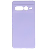 Fashion Color TPU-cover Google Pixel 7 Pro Lilla