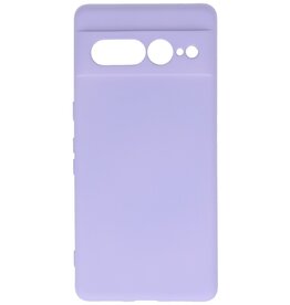 Fashion Color TPU Hoesje Google Pixel 7 Pro Paars