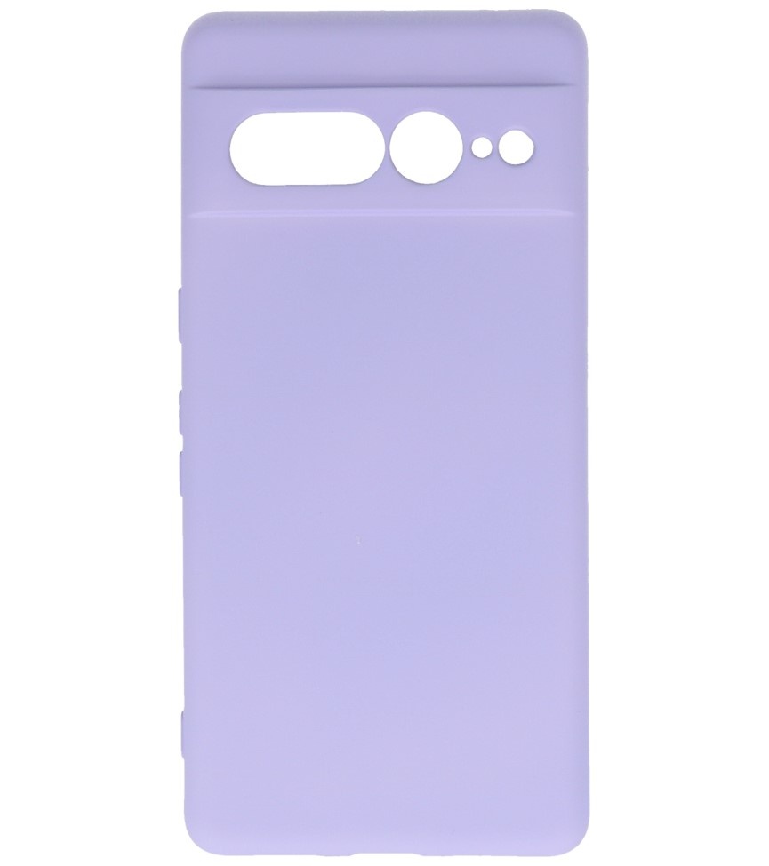 Coque en TPU couleur tendance Google Pixel 7 Pro violet