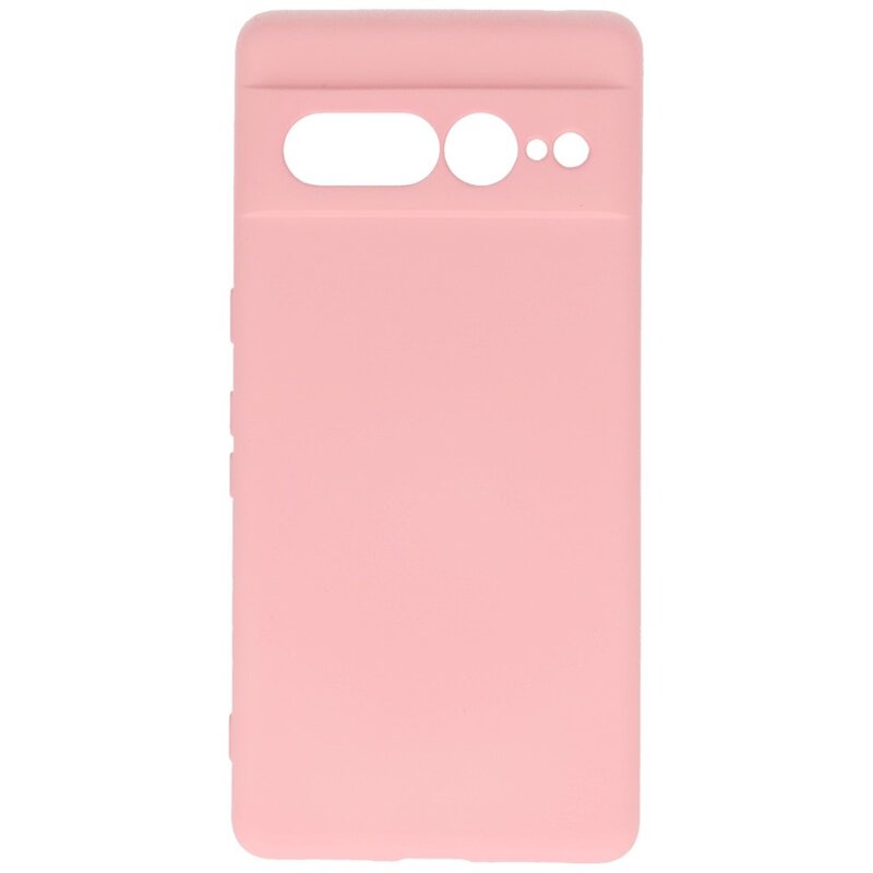Fashion Color TPU-cover Google Pixel 7 Pro Pink