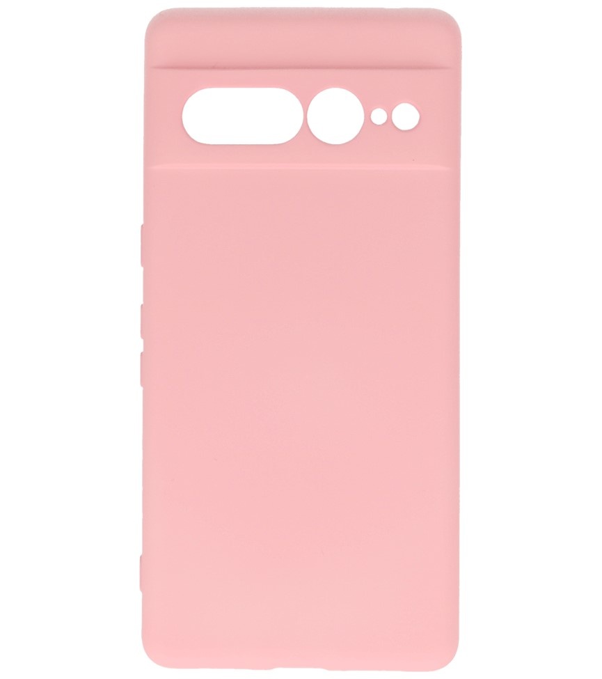 Fashion Color TPU Case Google Pixel 7 Pro Pink