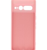 Fashion Color TPU-cover Google Pixel 7 Pro Pink