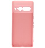 Coque en TPU couleur tendance Google Pixel 7 Pro rose
