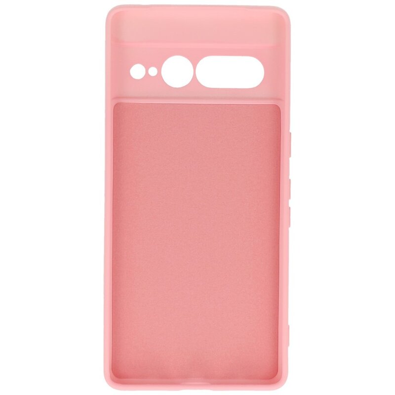 Fashion Color TPU-cover Google Pixel 7 Pro Pink