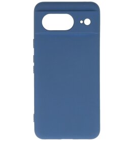 Coque en TPU couleur tendance Google Pixel 8 bleu marine