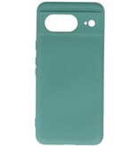 Custodia in TPU color moda per Google Pixel 8 verde scuro