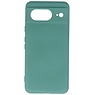 Coque en TPU couleur tendance Google Pixel 8 vert foncé