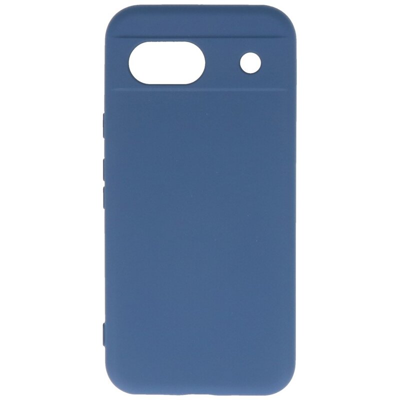 Coque en TPU couleur tendance Google Pixel 8A bleu marine