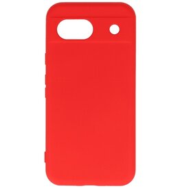 Coque en TPU couleur tendance Google Pixel 8A rouge