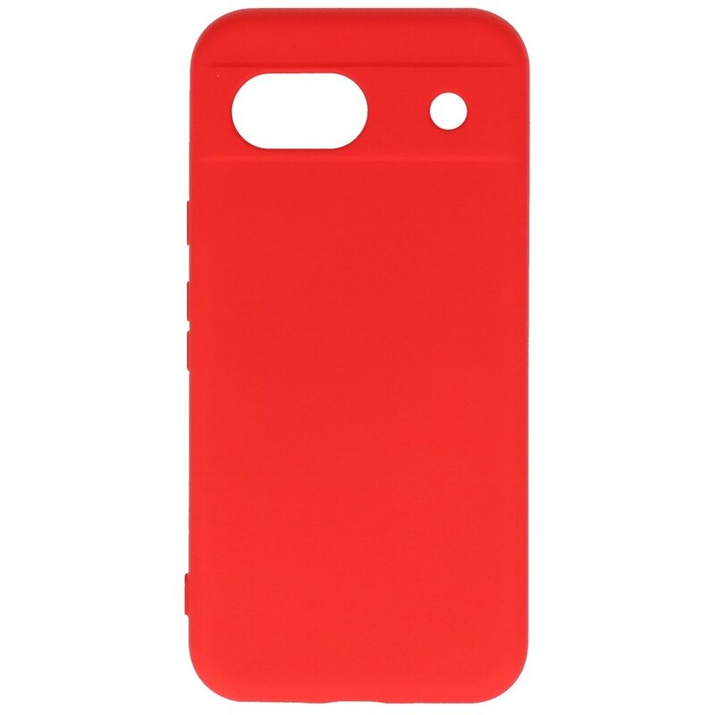 Custodia in TPU color moda per Google Pixel 8A rossa