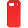 Coque en TPU couleur tendance Google Pixel 8A rouge