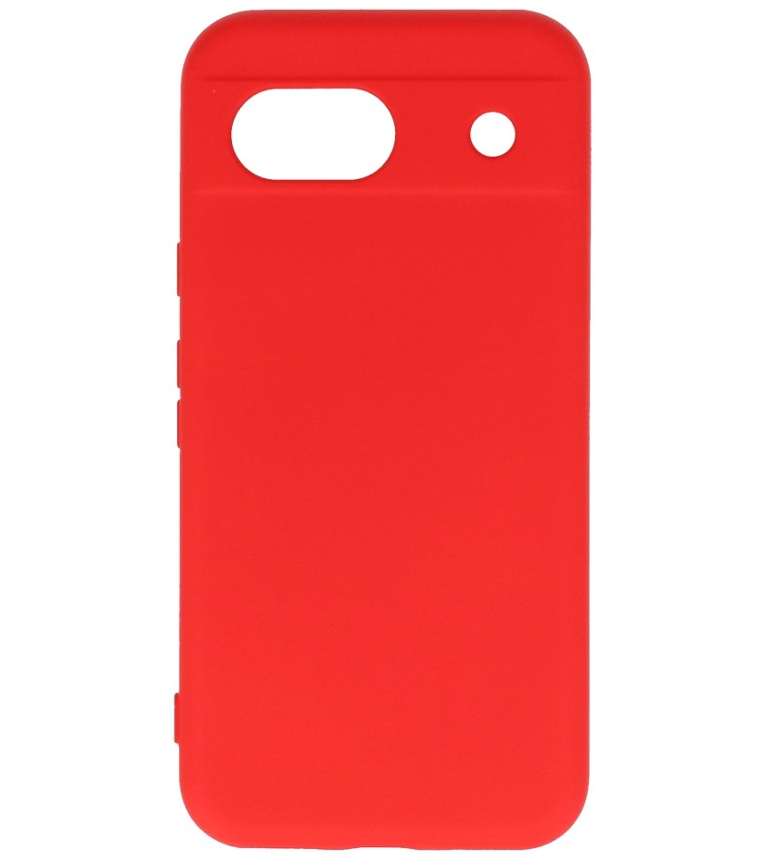 Fashion Color TPU-cover Google Pixel 8A Red