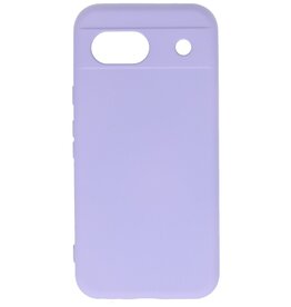 Coque en TPU couleur tendance Google Pixel 8A violet