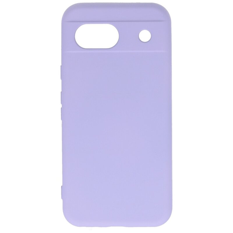 Coque en TPU couleur tendance Google Pixel 8A violet