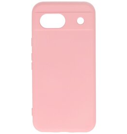 Coque en TPU couleur tendance Google Pixel 8A rose