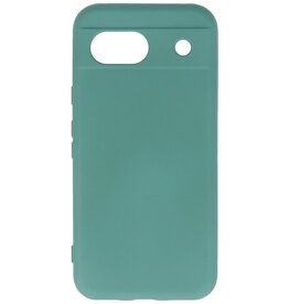 Fashion Color TPU-cover Google Pixel 8A mørkegrøn