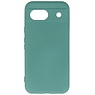 Coque en TPU couleur tendance Google Pixel 8A vert foncé