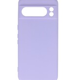 Coque en TPU couleur tendance Google Pixel 8 Pro violet