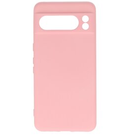 Coque en TPU couleur tendance Google Pixel 8 Pro rose