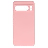 Fashion Color TPU-cover Google Pixel 8 Pro Pink