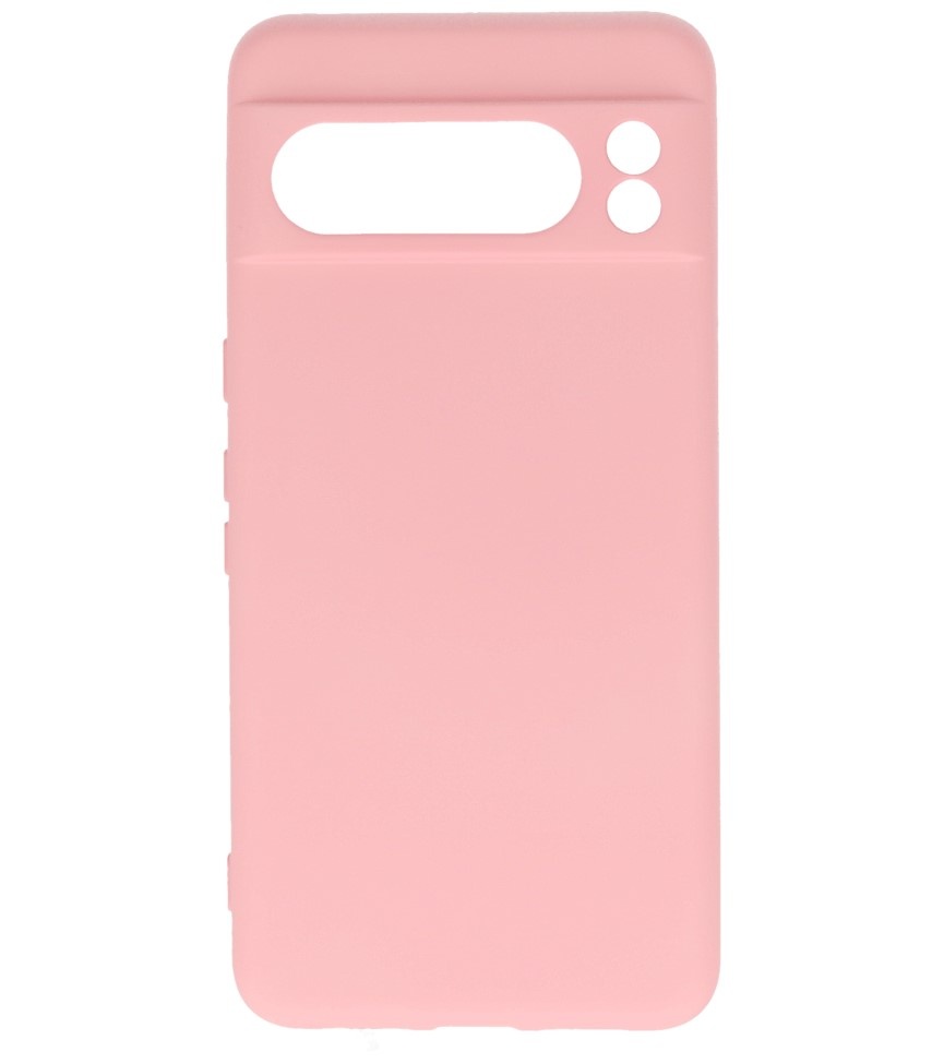 Fashion Color TPU-cover Google Pixel 8 Pro Pink