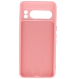 Coque en TPU couleur tendance Google Pixel 8 Pro rose