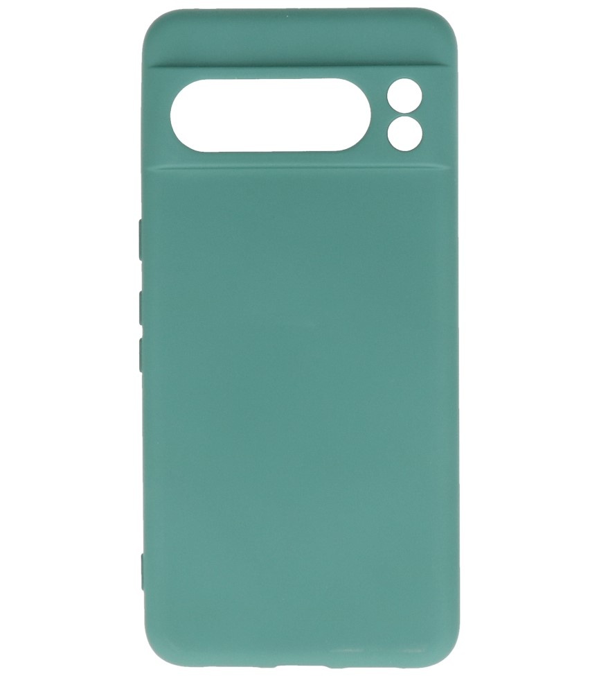 Fashion Color TPU-cover Google Pixel 8 Pro Mørkegrøn